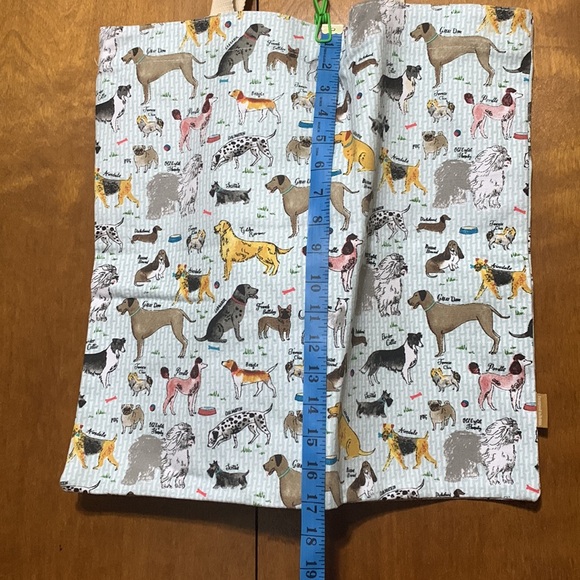 MILLY GREEN- Canvas Bag with Snap. Lots of Doggies 😍 Designed in Britain 🇬🇧 - Picture 5 of 13